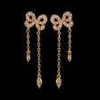 Ribbon Marquise Drop Dangling Diamond Earrings 18kt Online