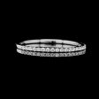 Round Half Eternity Diamond Ring 18kt Fashion