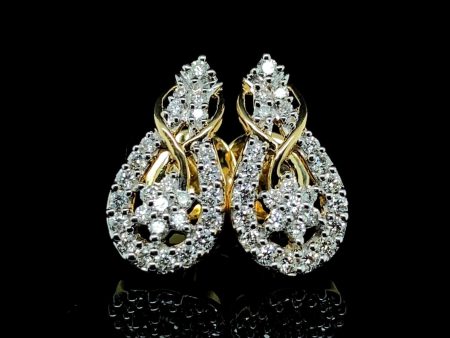 #LVNA2024 | Golden Twist Pear Diamond Earrings 18kt Online now