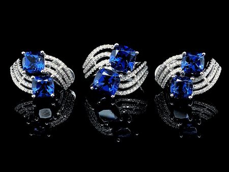 PREORDER | Sapphire Crossover Diamond Jewelry Set 14kt Online