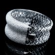 NEW Millionaire’s Paved Diamond Bangle 18kt Hot on Sale