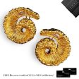 #GOLD2024 | Golden Fossil Fine Gold Earrings 18kt Online