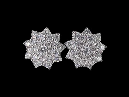 Star Multiple Diamond Earrings 18kt Cheap