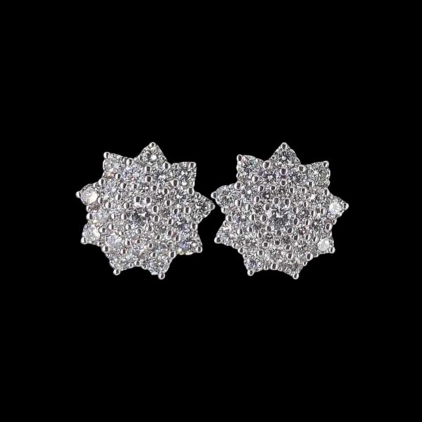 Star Multiple Diamond Earrings 18kt Cheap