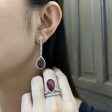 PREORDER | Teardrop Nano Red Ruby Gemstones Diamond Jewelry Set 14kt Cheap