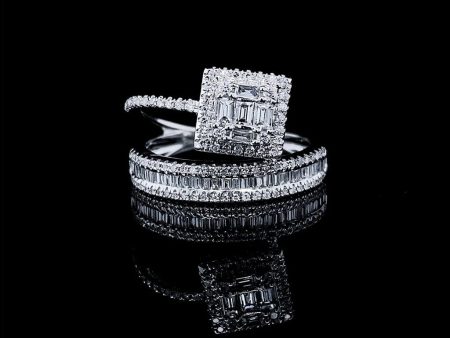 PREORDER | Square Deco Diamond Ring 14kt Discount