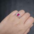 Ruby Gemstones Diamond Ring 18kt Online