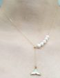 #GOLD2024| 18K Enamel Mermaid Pearl Necklace on Sale