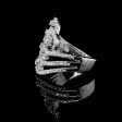 Round Statement Diamond Ring 18kt Online Hot Sale