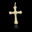 Religious Cross Pendant Diamond Necklace 14kt Cheap