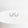 Round Paved Crawler Diamond Earrings 18kt Online