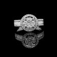 Round Invisible Setting Diamond Ring 14kt Supply