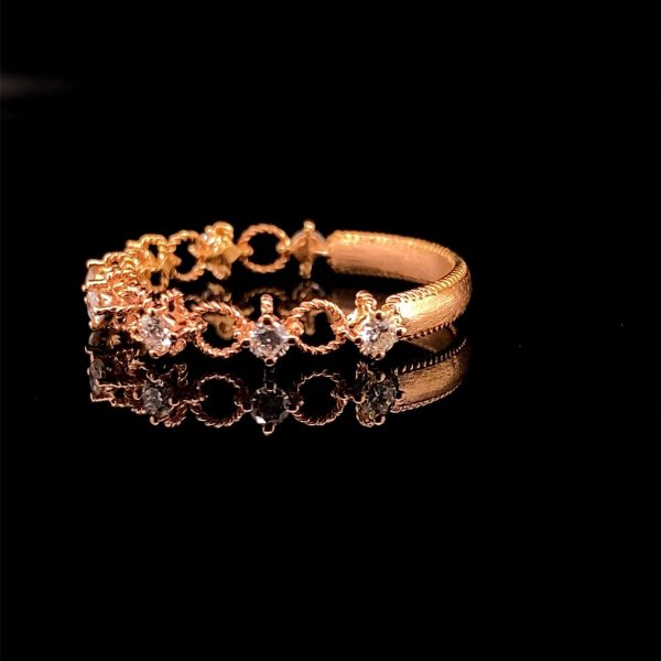 Rose Round Diamond Ring 18kt Online