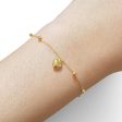 The vault | LVNA Signature Gold Bar + Golden Heart Beaded Balls Anklet 18kt + 18kt Mother of Pearl Center Adjustable Lucky String Bracelet and 24kt Golden Boat Supply