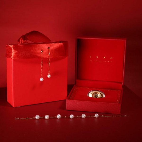 The Vault | Akoya Pearl 2 Layer Bracelet & Earrings Set + FREE 24kt Lucky Golden Boat & ₱10,000 worth of LVNA GCs Cheap