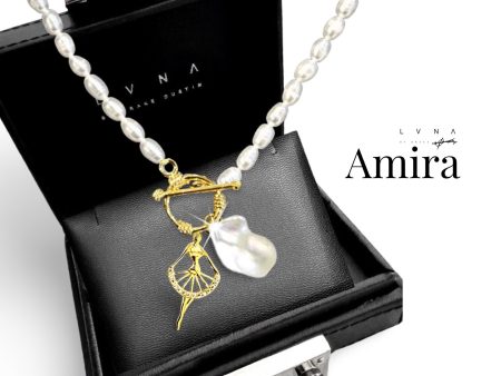 HOPE “Amira” LVNA Signatures Baroque Pearl & Gold Necklace Online Hot Sale