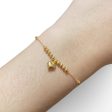 The vault | LVNA Signature Gold Bar + 18kt Golden Heart Running Ball Bracelet + 18kt Mother of Pearl Center Adjustable Lucky String Bracelet and 24kt Golden Boat For Discount