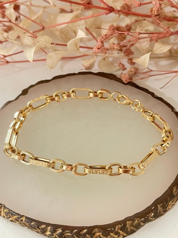 #GOLD2024 | 18K Golden Designer Inspired Bracelet For Discount