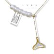 #GOLD2024| 18K Enamel Mermaid Pearl Necklace on Sale