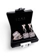 PREORDER| Square Dangling Diamond Jewelry Set 14kt For Discount