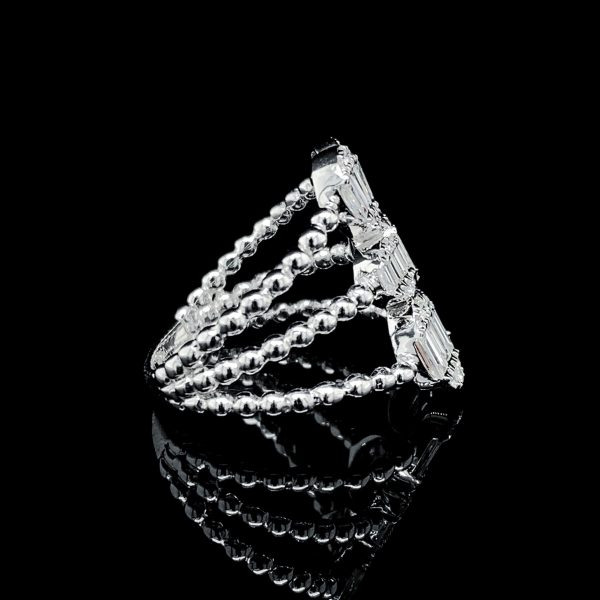 PREORDER | Stacked Statement Diamond Ring 14kt For Discount