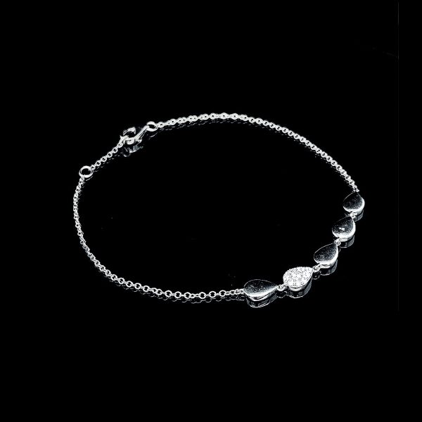 PREORDER |Pear Diamond Bracelet 14kt Sale