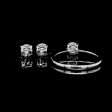 #LVNA2024 | 1.50cts G-H VS-SI Round Brilliant Solitaire Diamond Jewelry Set 14kt Cheap