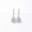 Teardrop Dangling Diamond Earrings 18kt Online