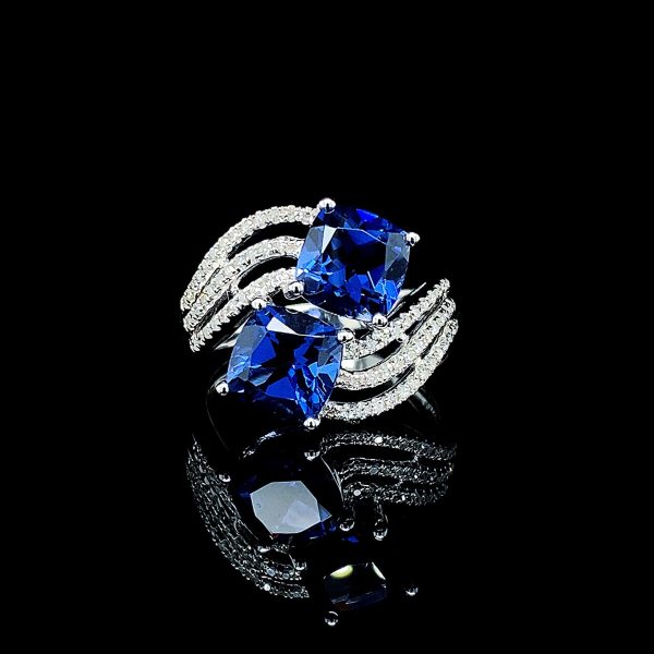 PREORDER | Sapphire Crossover Diamond Jewelry Set 14kt Online