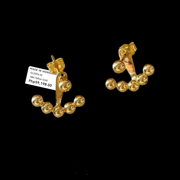 #GOLD2024 | 18K Golden Bubble Earrings Supply