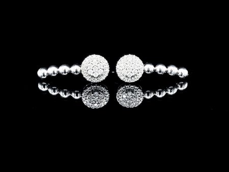 PREORDER | Round Crawler Diamond Earrings 14kt Hot on Sale