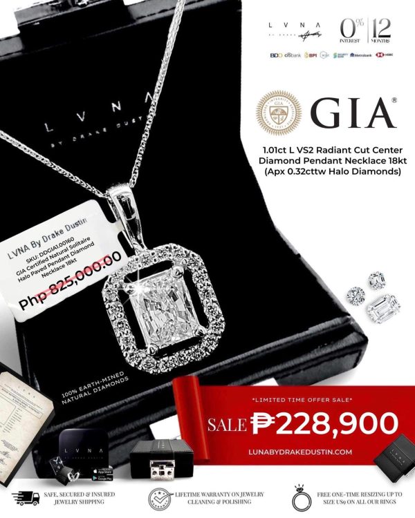 The Classics | GIA Certified VS1-VS2 Solitaire Pendant Diamond Necklace 18kt For Cheap