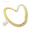 #GOLD2024 | 18K Golden Chunky Feather Bracelet on Sale