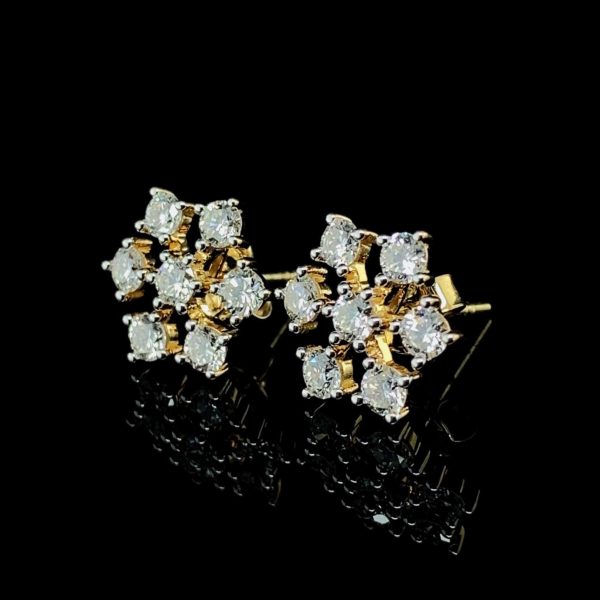 Traditional Rositas Stud Diamond Earrings 18kt Online Hot Sale