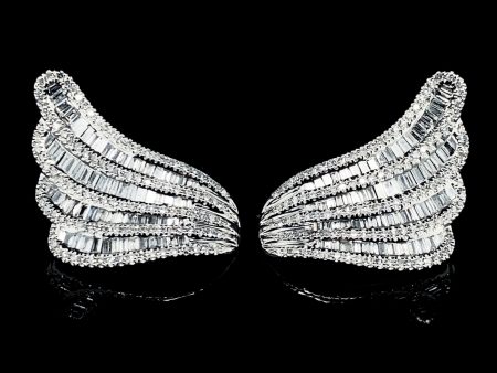 PREORDER | Angel Wings Deco Statement Diamond Earrings 14ktPREORDER | Supply