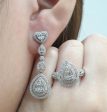 PREORDER |Pear Deco Diamond Jewelry Set 14kt Hot on Sale