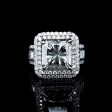 The Stolen LVNA Signatures | Archives 5.00ct Square Radiant Center Diamond Engagement Ring 18kt on Sale