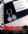 Square Curved Dangling Diamond Earrings 14kt on Sale