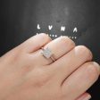 Square Diamond Ring 18kt Discount