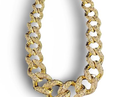 #GOLD2024 | 18K Golden Nugget Chunky Unisex Necklace Supply