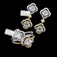 PREORDER| Multi-Tone Floral Clover Diamond Jewelry Set 14kt on Sale