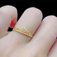 #GOLD2024 | 18K Golden Crown Heart Ladies Ring Online