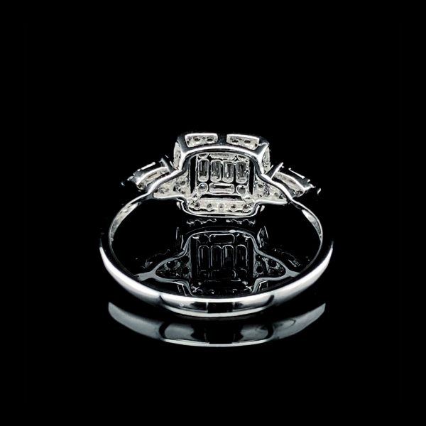 PREORDER | Square Diamond Ring 14kt For Sale