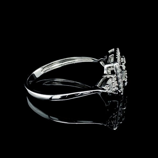 PREORDER | Square Diamond Ring 14kt For Sale