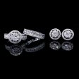 PREORDER| Round Invisible Setting Paved Diamond Jewelry Set 14kt Sale