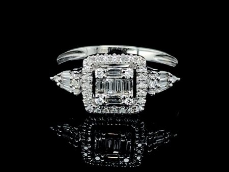 PREORDER | Square Diamond Ring 14kt For Sale